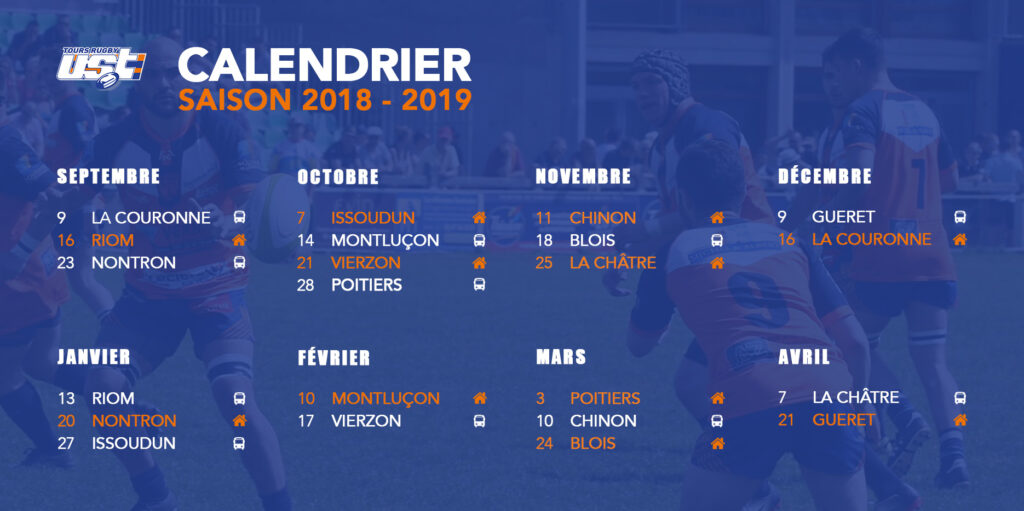 Fédérale 3 : calendrier des matchs de la saison 2018-2019