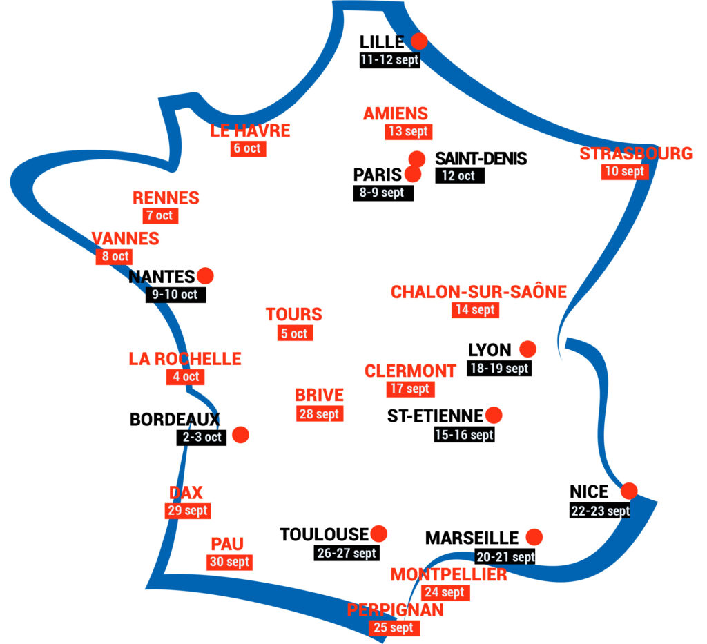 Tours : le train de la Coupe du Monde 2023 passera le 5 octobre