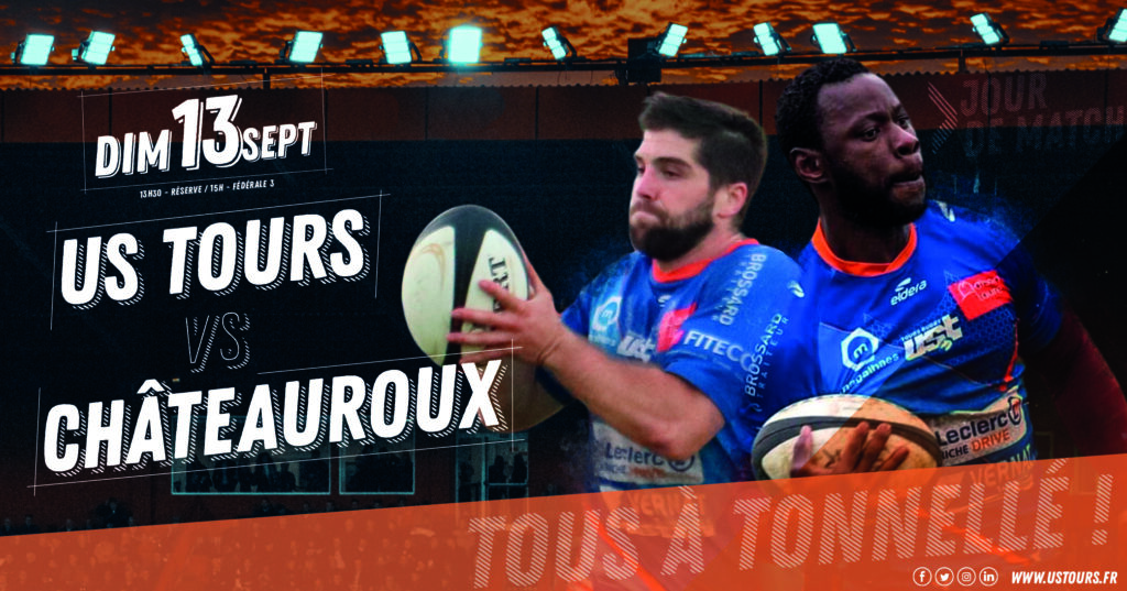 J1 : match US Tours / RAC Châteauroux