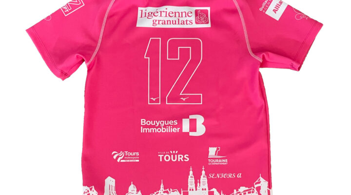 LOT 12 MAILLOT DE L’USTOURS ROSE COLLECTOR DÉDICASSÉ L